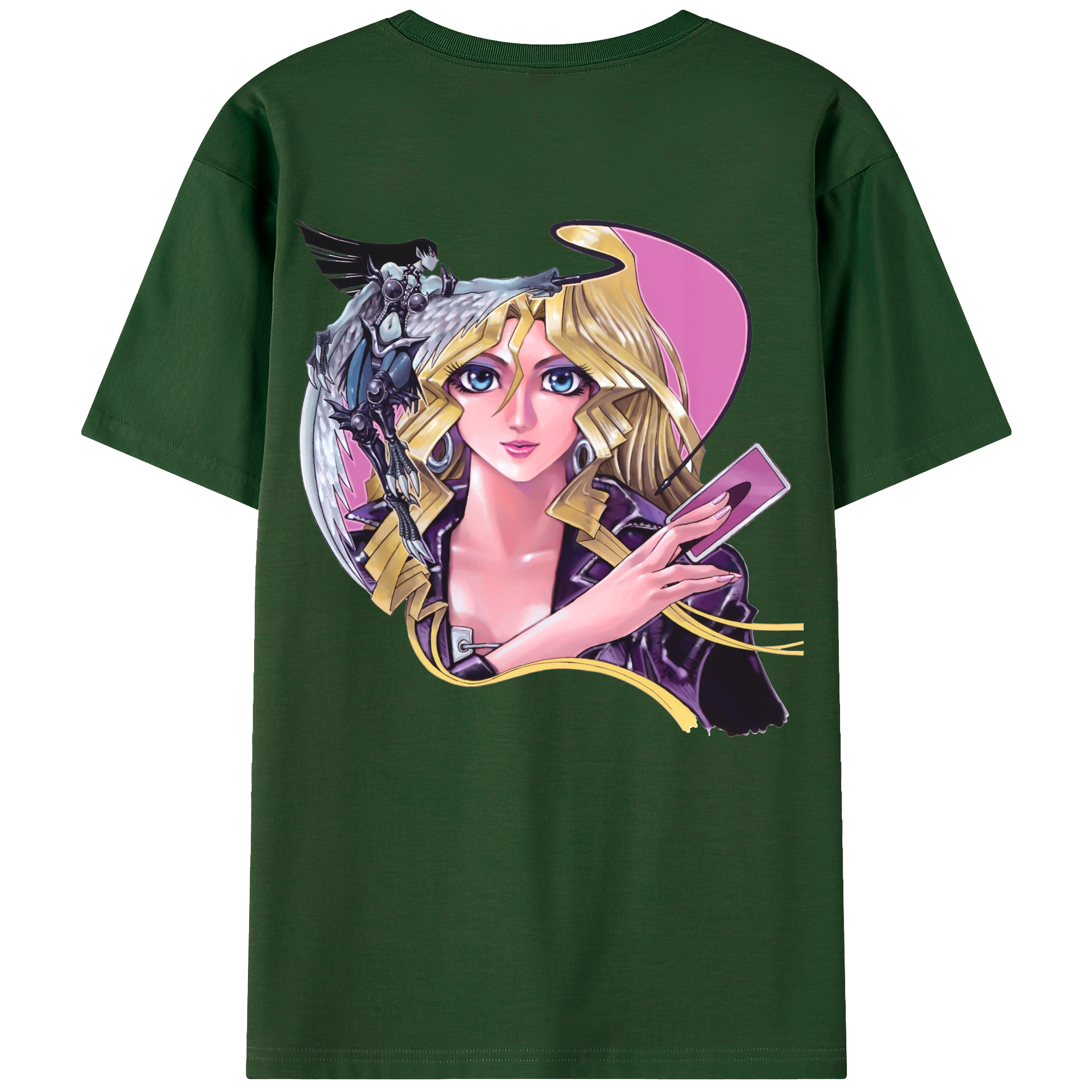 （画像用） 遊☆戯☆王 Yu-Gi-Oh! 綿100％半袖Tシャツ（背面プリント）